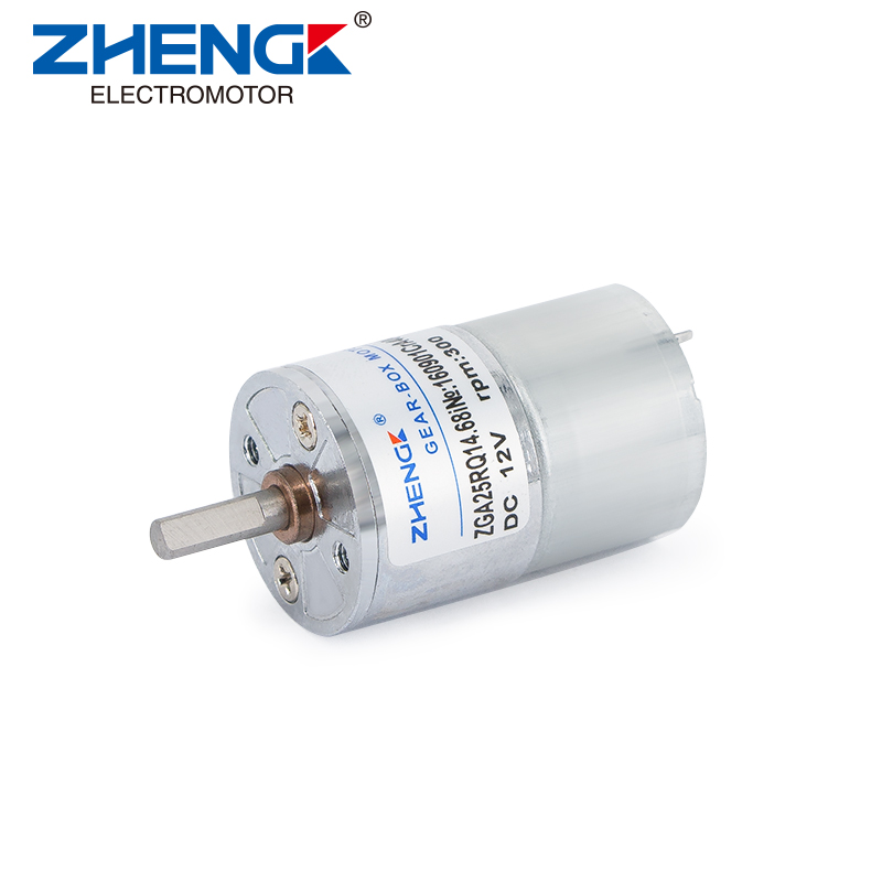 25mm Diameter Gearmotor-ZGA25RQ-Centric Shaft