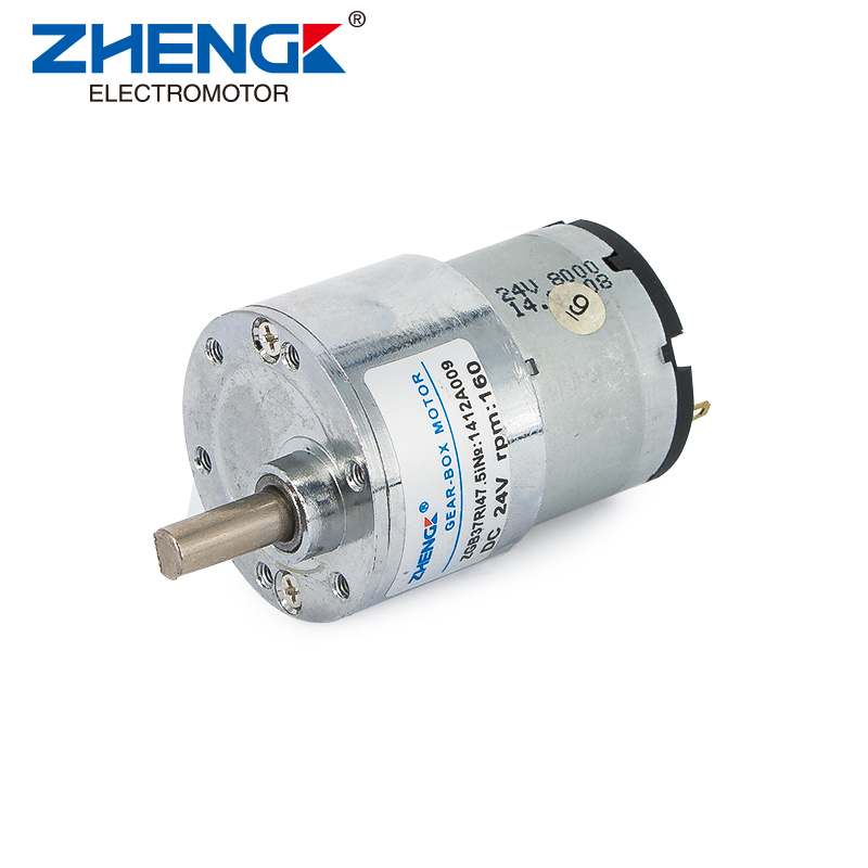D37mm DC Gear Motor-Eccentric Shaft-Round Flange-ZGB37RI