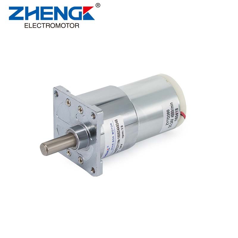 DC Brushed Motor 380-D42mm Gearhead-Eccentric Shaft-Square Flange-ZGB42FE