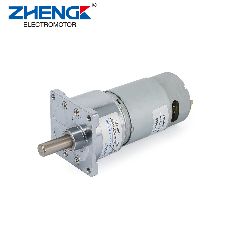 D42 Gearhead+555 Brushed DC Motor-EccentricShaft-SquareFlange-ZGB42FH
