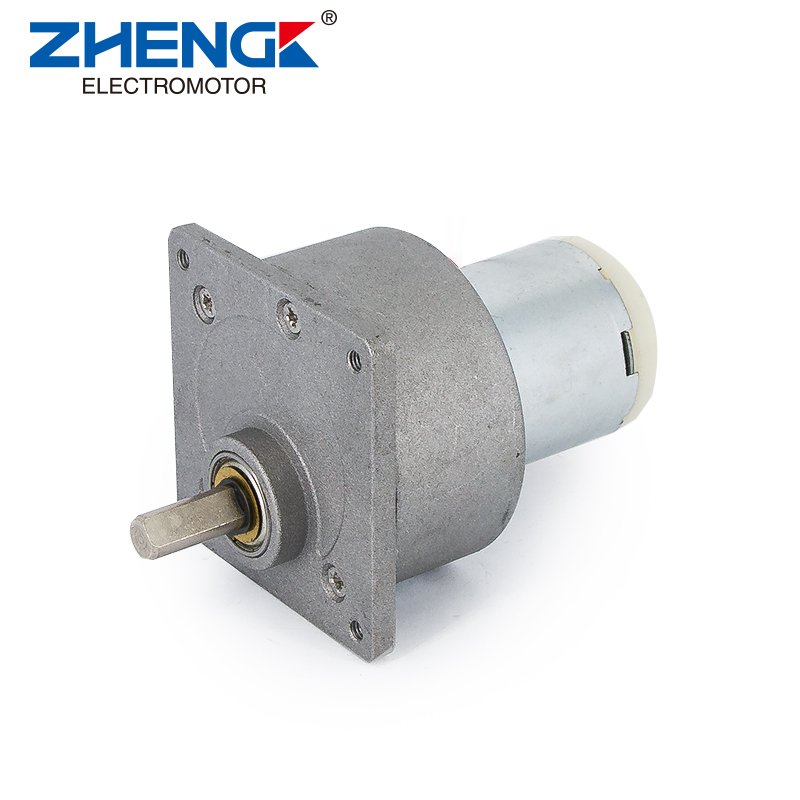 DC Brushed Motor 380-D60mm Gearhead-Eccentric Shaft-Square Flange-ZGB60FE-G